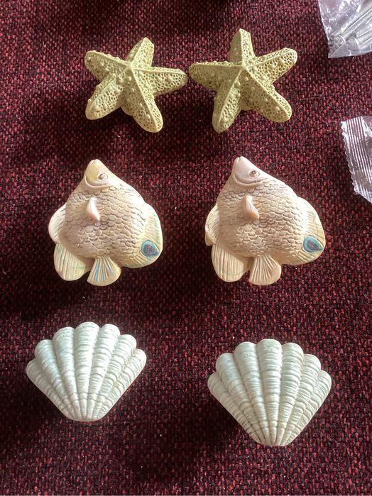 Set 8 buc butoni (maner) mobila din ceramica (piatra)