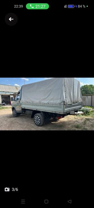 Газель бортами тент