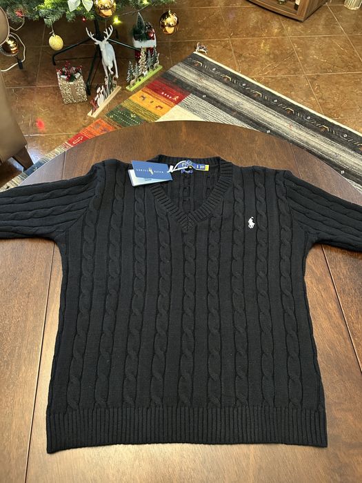 Pulover tricotat Polo Ralph Lauren M custom fit