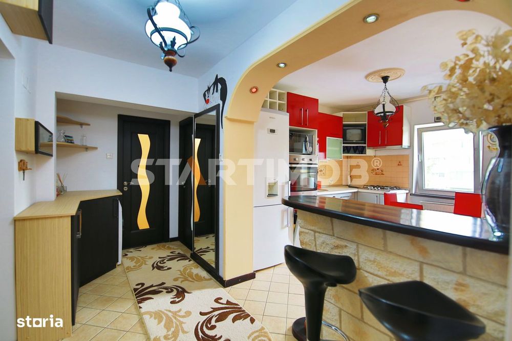 Apartament mobilat doua camere cu parcare Calea Bucuresti