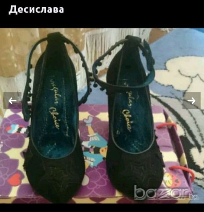 Обувки с диамантен ток Irregular choice