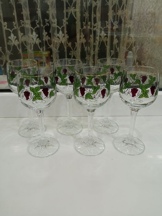 Богемия - Чехия 6 фужеров