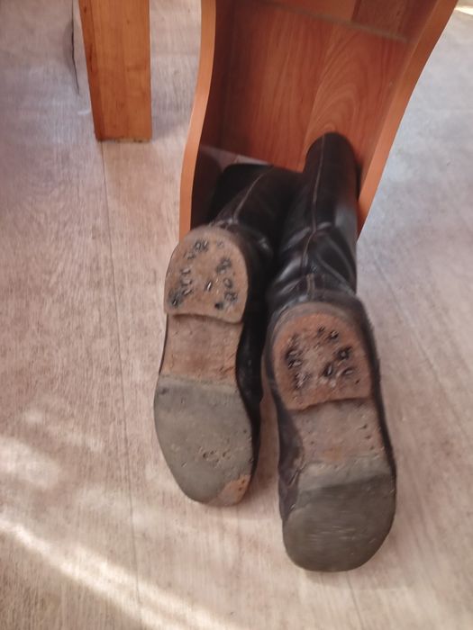 Сапоги хромированные размер 41.