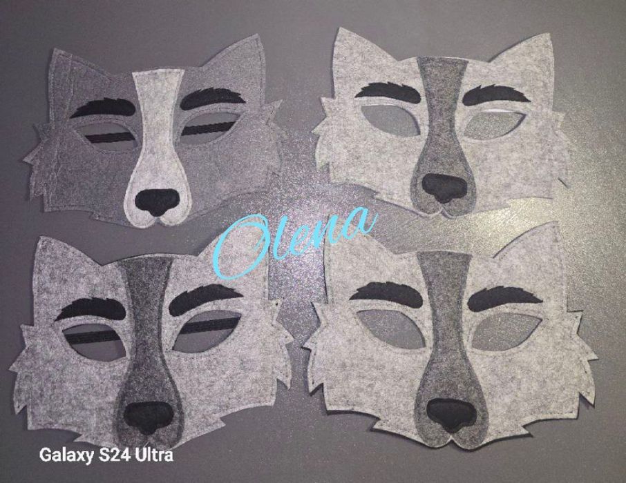 Маски детские и взрослые.