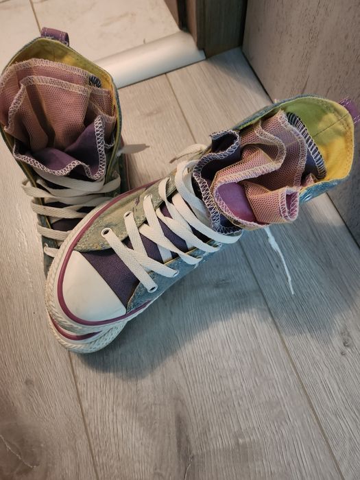 Кецове Converse дънкови с тюл