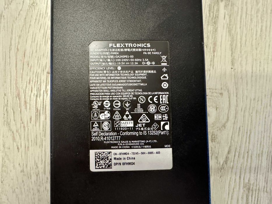 Alimentare  si baterie 72 Wh laptop Dell Inspiron 7710