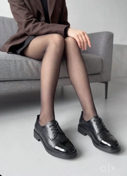 Кожаные туфли 41 размера Pierre Cardin