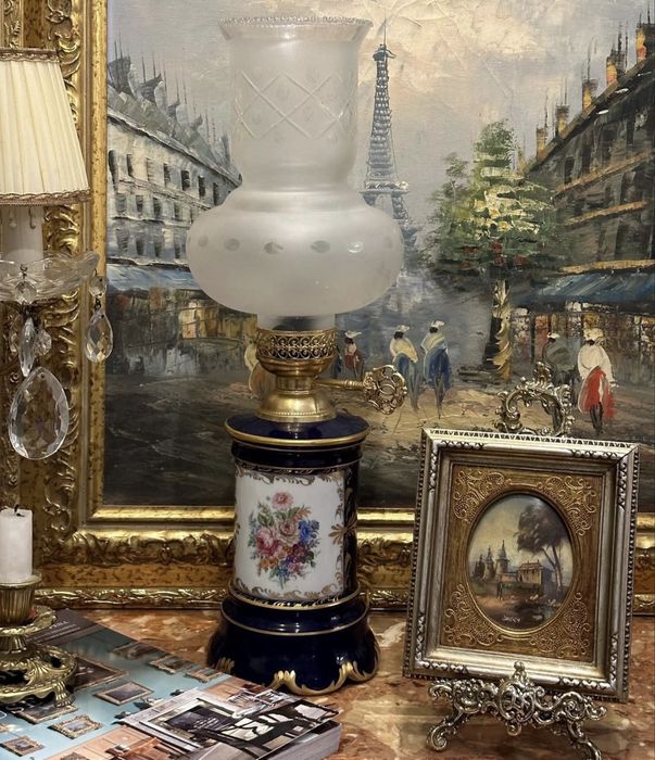 Veioza/Lampa electrica Limoges cobalt