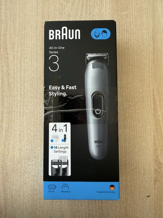 Продавам мултифункционален тример Braun All-in-One Series 3 (AIO3)