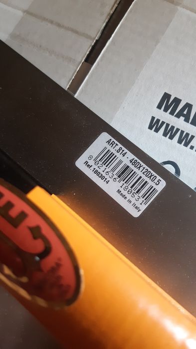 Gletiere Gletiera inox Pavan Ancora Italia 48x12x0.5mm