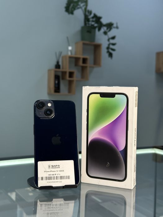 айфон 14 черный 87% без ремонта