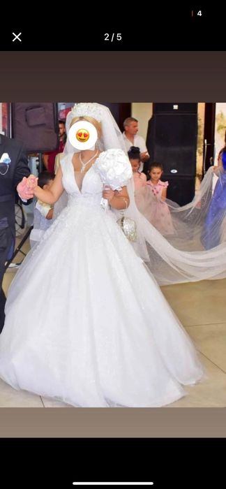 булчинска рокля с 4 метра боал