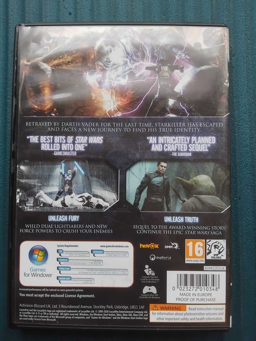 Star Wars: The Force Unleashed II -  компютърна игра / PC Game