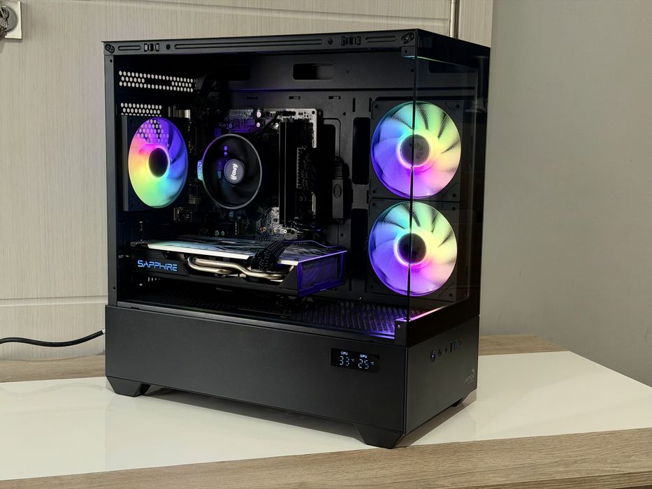 Геймърски компютър Ryzen 5 2400G,RX570, 8GB RAM