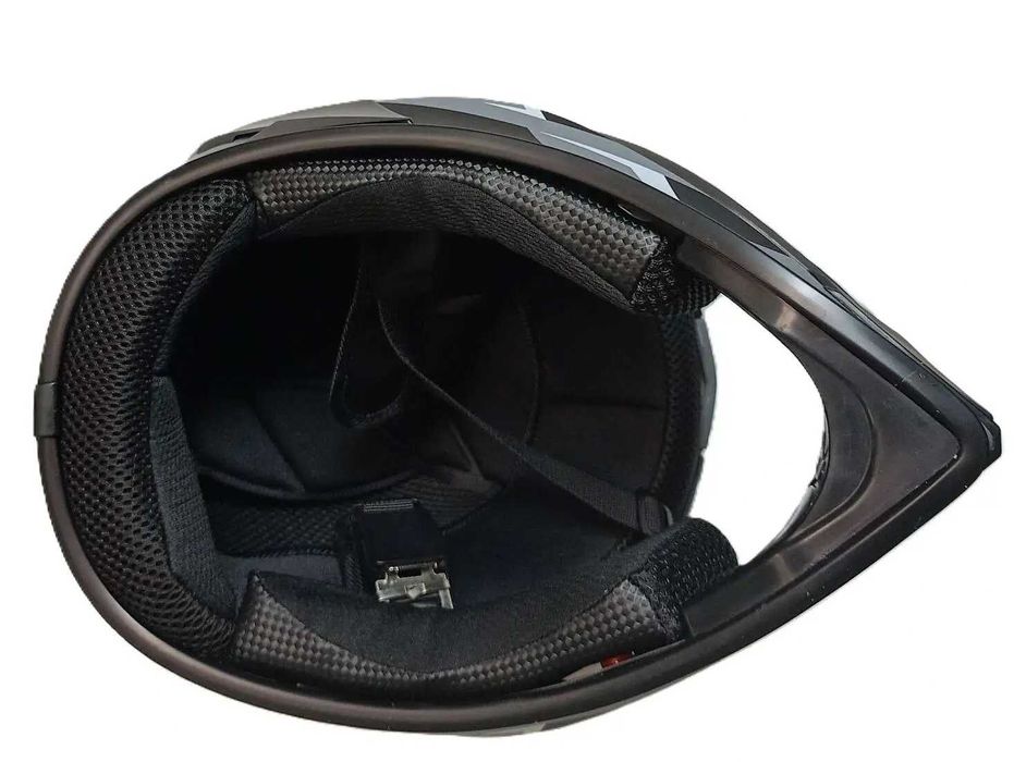 Комплект крос атв каска ръкавици очила ризница наколенки и боне