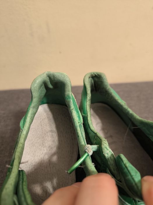 Adidasi Cetti green leather