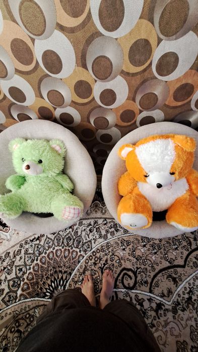 Продаю мягкий игрушки большыйи по 150 тысяч, маленький 50 тысяч сум
