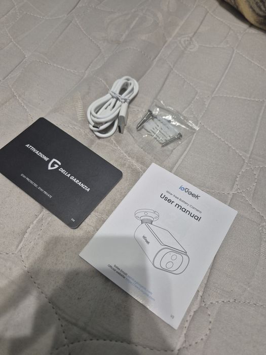 2K Соларна Охранителна Камера ieGeek – Без кабели, без грижи