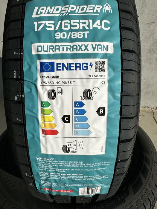 Нови летни бусови гуми LANDSPIDER DURATRAXX VAN 175/65R14C 90/88T 1756514C