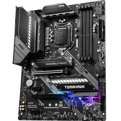 MSI b460 tomahawk  +  i5 10400f материнка + процессор