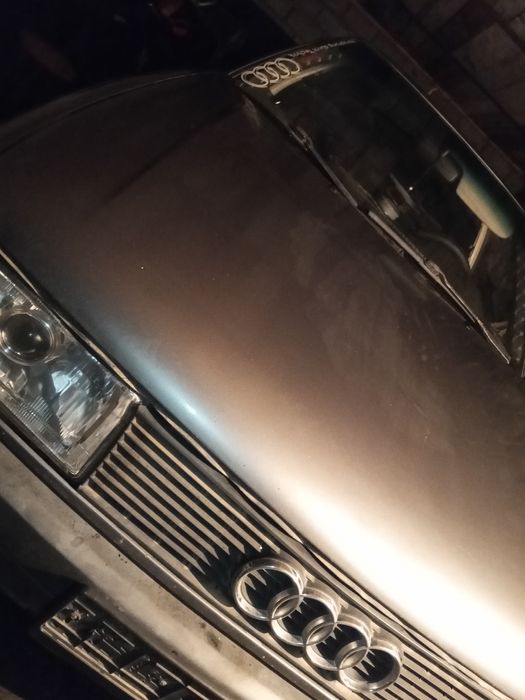 Линзованые фары Ауди 80 б3