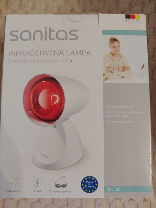 Нова инфрачервена лампа Sanitas 100 W