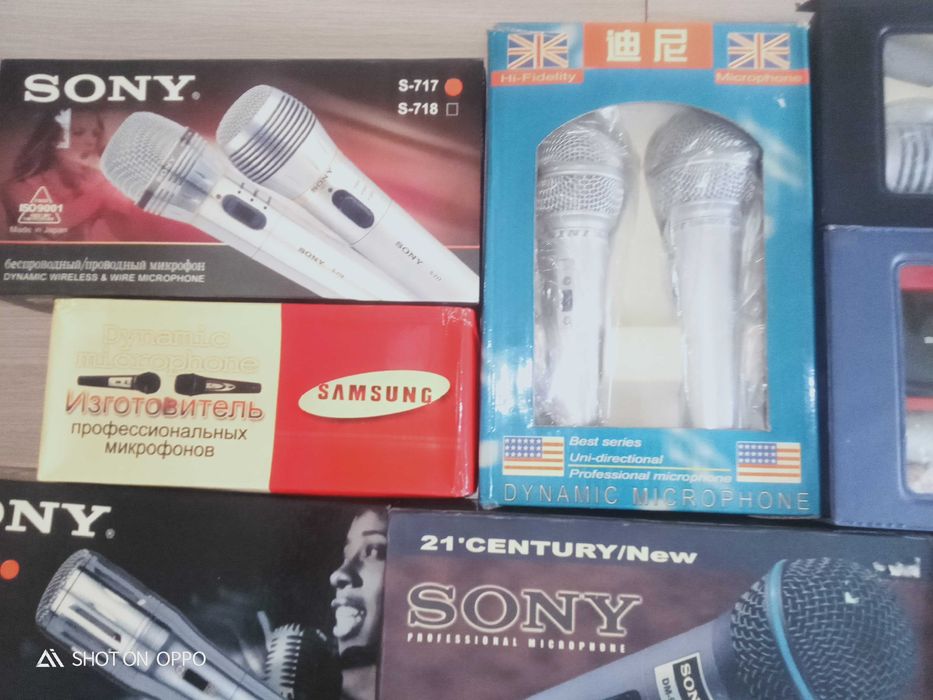 Микрофоны (проводные и беспроводные)