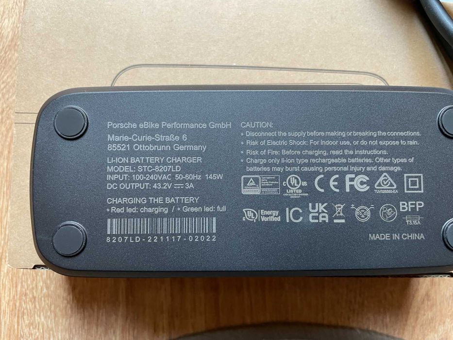 FAZUA Charger for Ride 60 -ENERGY 430 зарядно за ел. велосипед/ 3А