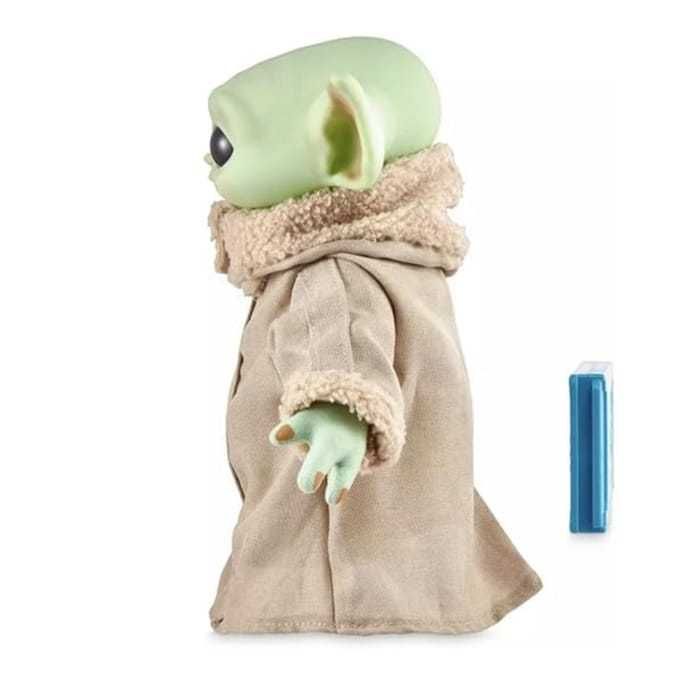 Плюшена играчка Star Wars Grogu Грогу със звуци и учебен таблет