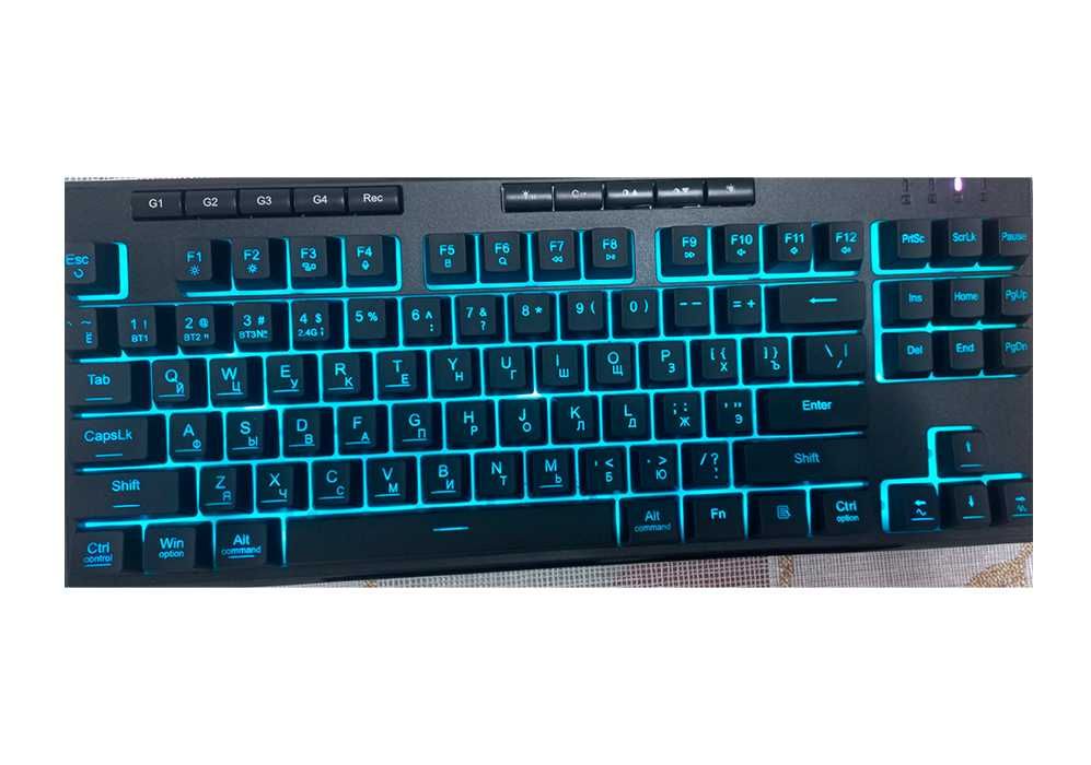 Redragon SHIVA PRO 87 3в1  Мембранная Клавиатура RU/EN