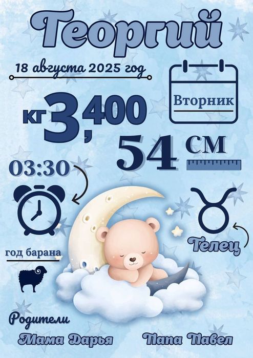 Детские метрики в электронном виде