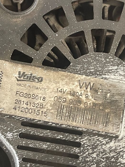 Alternator Audi A6/S6 Iv Saloon 4G2, C7, 4Gc 2010 - 2018 3.0Tdi 412001