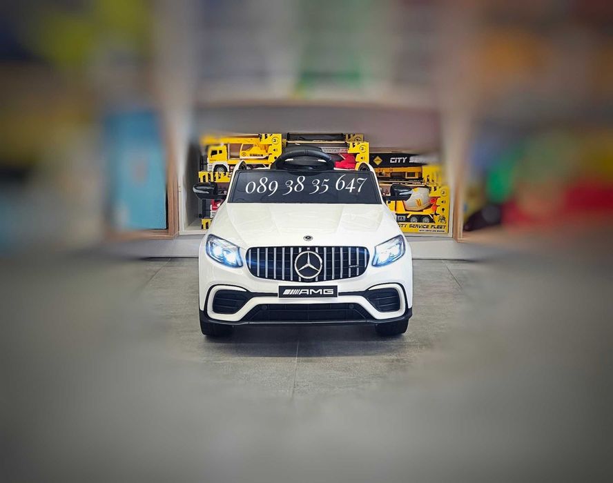 НОВО!Акумулаторен джип MERCEDES GLC 63 AMG с 12V батерия,меки гуми,USB