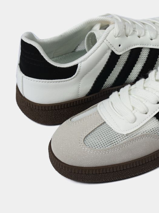 Женские кроссовки adidas samba бордового и черного цветв