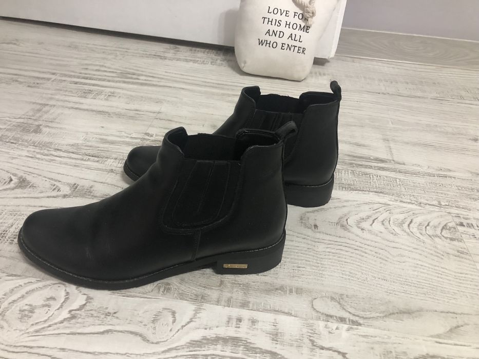 Дамски боти естествена кожа 39 номер