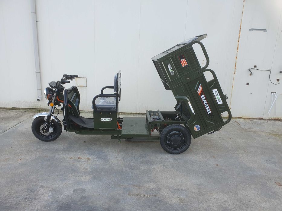 Електрическа карго триколка EcoWay модел ZD 3000W 72V/32Ah Tовар 500кг