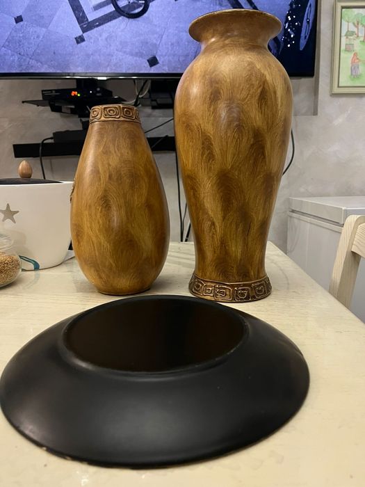 Прекрасные Вазы с Чудесной Тарелкой!