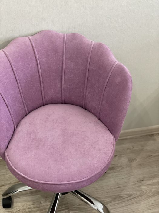 Стул лавандовый ракушка