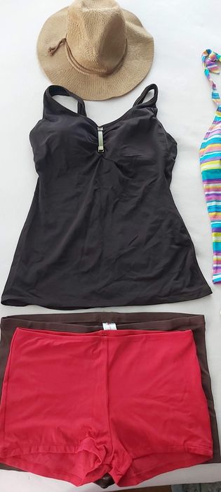 Купальник топ с шортами 46-48р