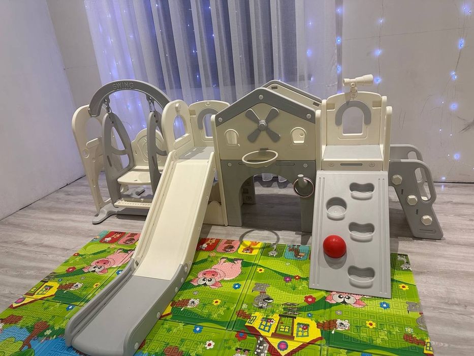 Детский игровой горка качеля