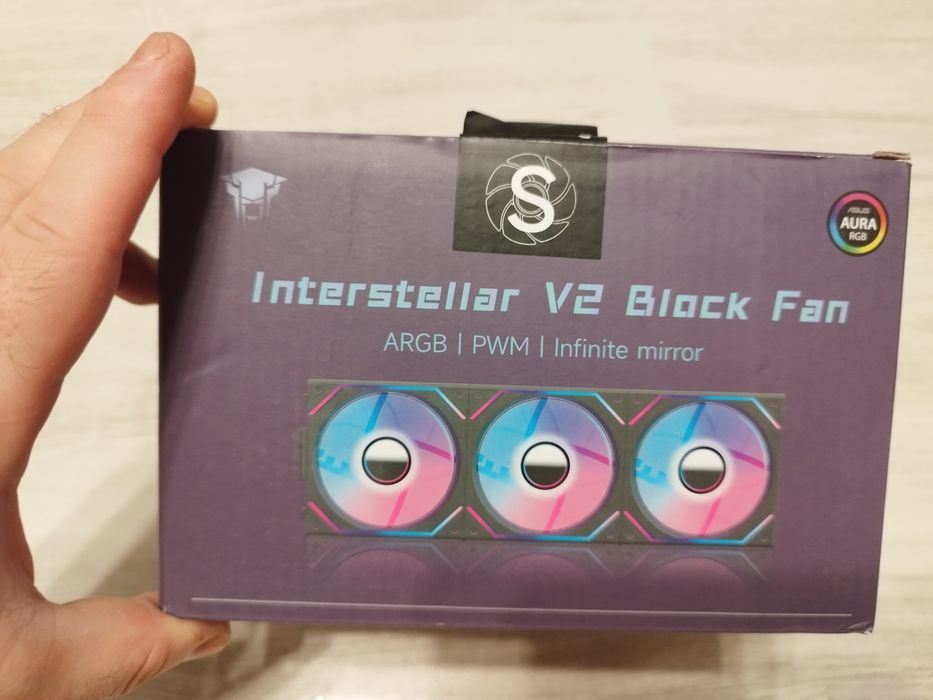 Set 3 ventilatoare Mirror PC Jungle Leopard Interstellar-V2 120mm Rgb, 1850 Rpm, negru