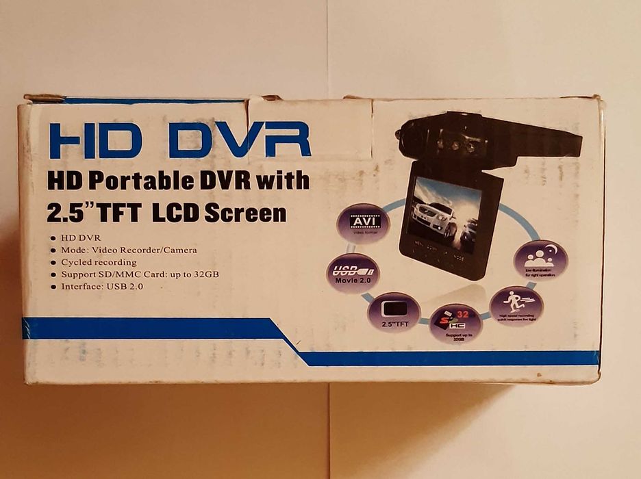 Продавам видеорегистратор HD DVR с 2,5“ ТFT LCD екран