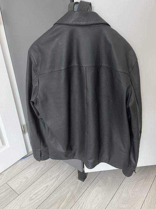 Geacă Mango Piele Naturală S-M