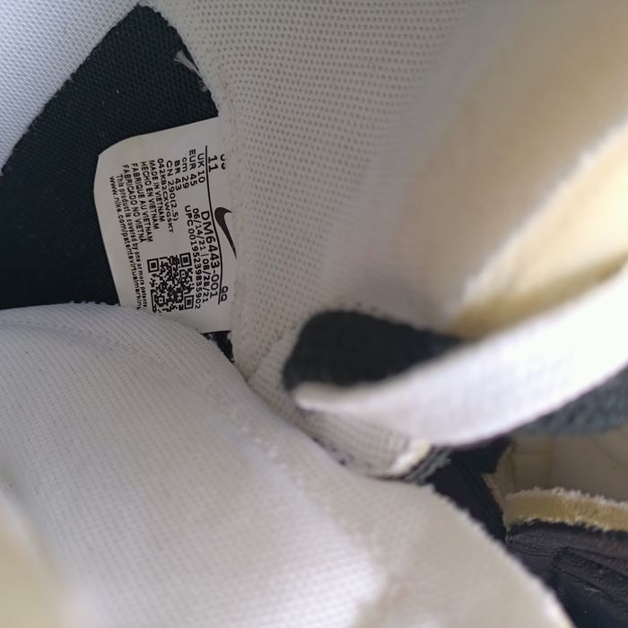 Adidași NIKE Sacai, alb -negru,nr 45,  ca noi