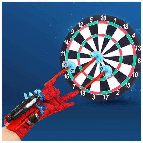 Set doua Manusi cu ventuze si figurina Spiderman,DEPOX®, rosu