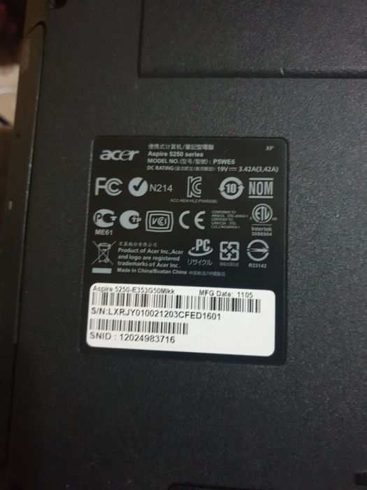 Продам ноутбук Acer