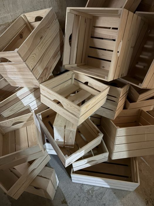 Разпродажба – първокачествени ръчно изработени дървени щайги