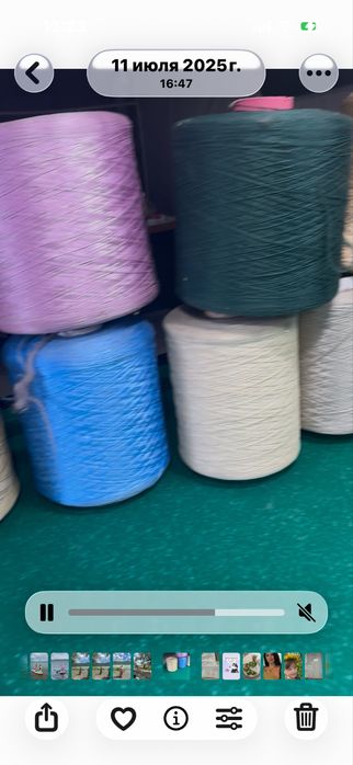 Нитки для оверлока ковров