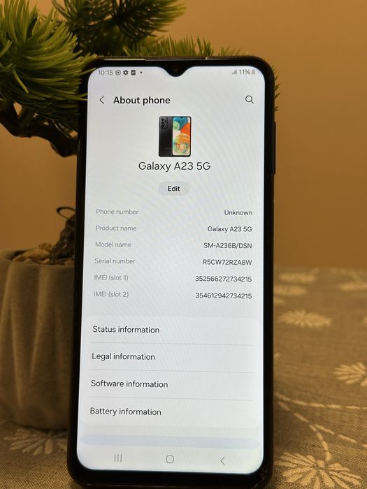 Samsung Galaxy A23 5G - 128GB , употребяван в добро състояние