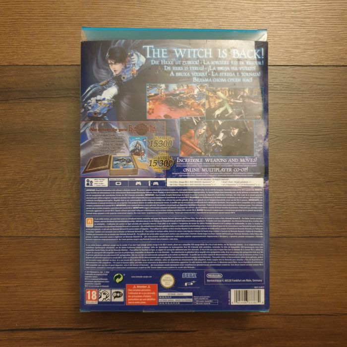 Bayonetta 2 First Print Edition Nintendo Wii U